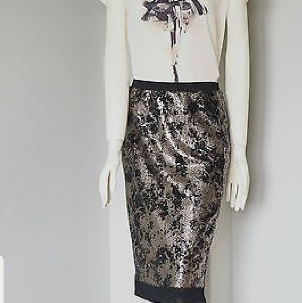O. B.O. Sequin skirt midi Catherine - Picture 1 of 6